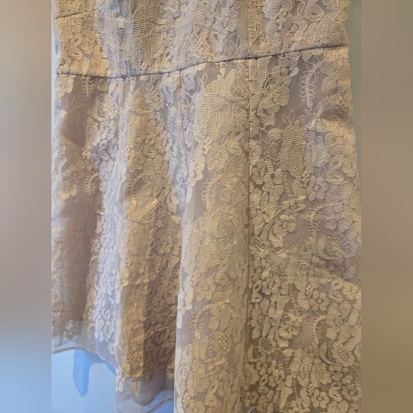 Keepsake Sundream Blush Lace Dress Size Medium - Picture 9 of 14